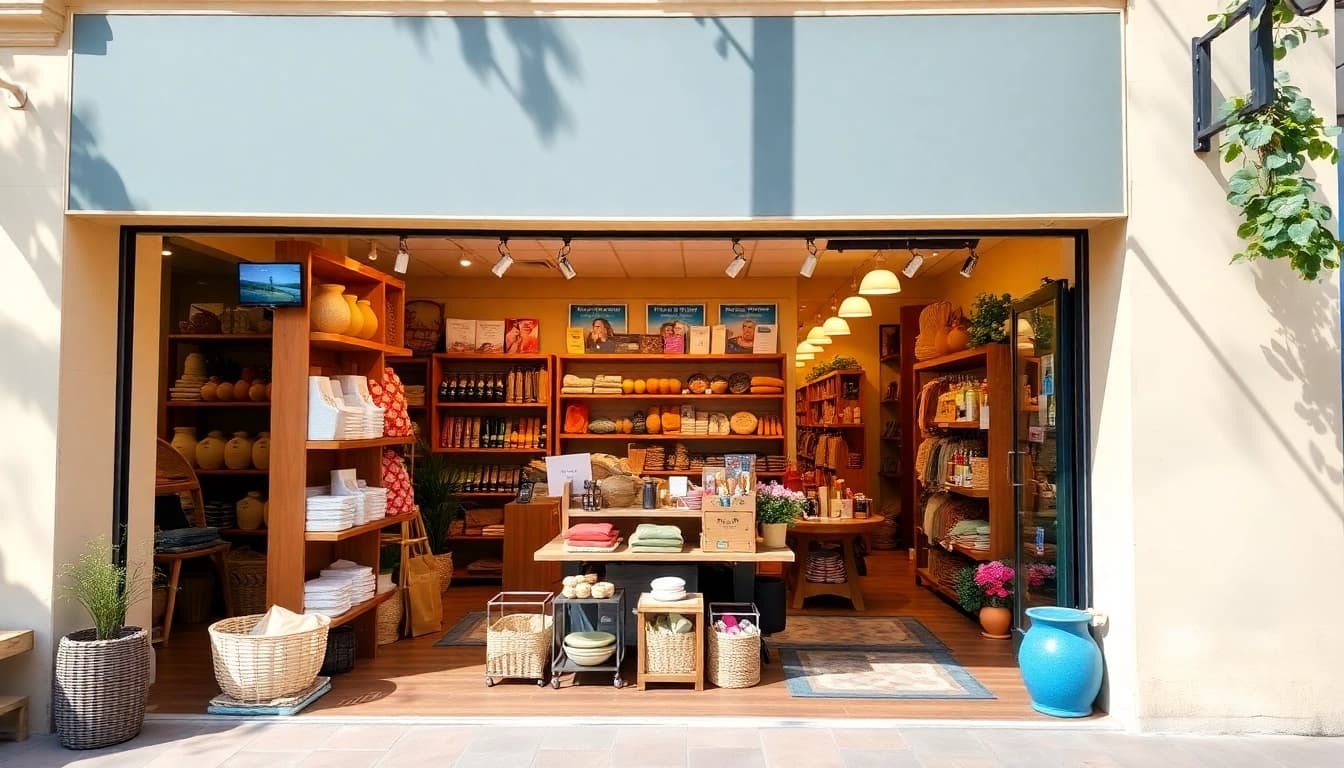 Visit Ultimateshop ru for unique shopping experiences in a vibrant and inviting storefront.