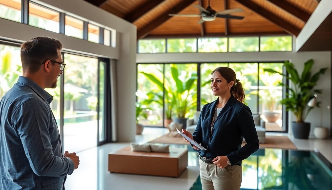Showcase property management Phuket expertise through attentive team managing luxury villas efficiently.