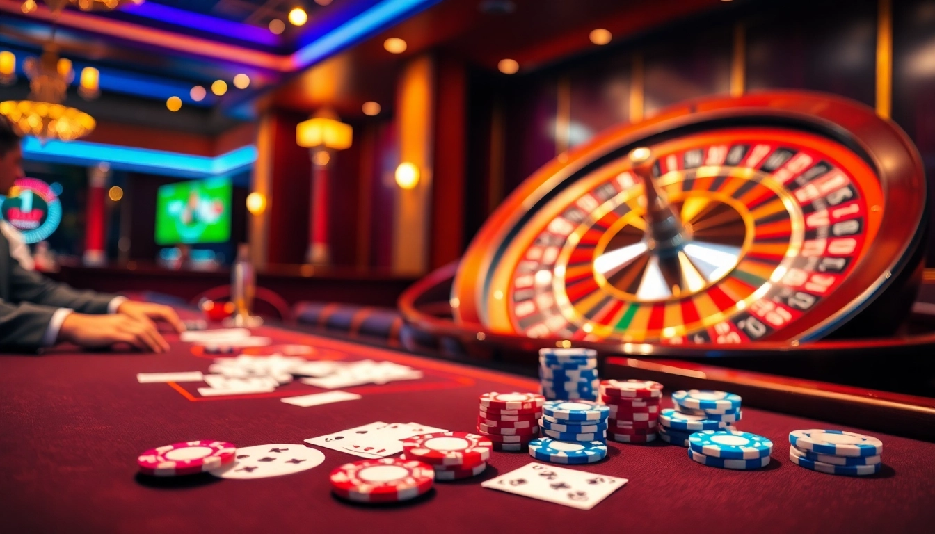 Experience thrilling gameplay at link 88i with vibrant casino tables and exciting betting action.