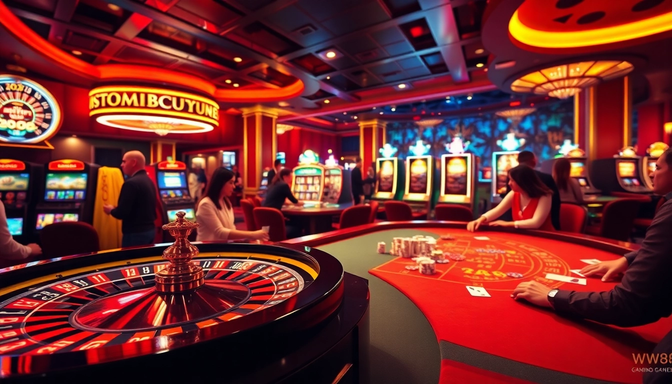 Experience thrilling gameplay at ww88 with dynamic casino games, vibrant slot machines, and engaging players.