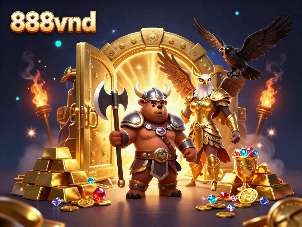 Experience the thrill of winning at 888vnd with dynamic gaming elements and iconic characters.