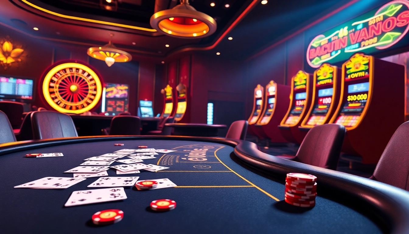 Witness the thrill of gaming at 98win com with vibrant slot machines and a live blackjack table.
