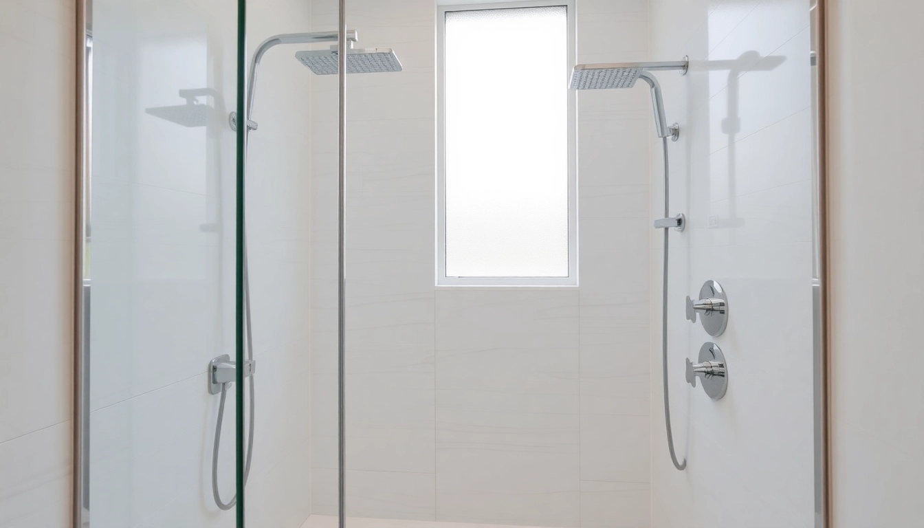 Transform your space with a stunning wet room shower featuring sleek glass designs.