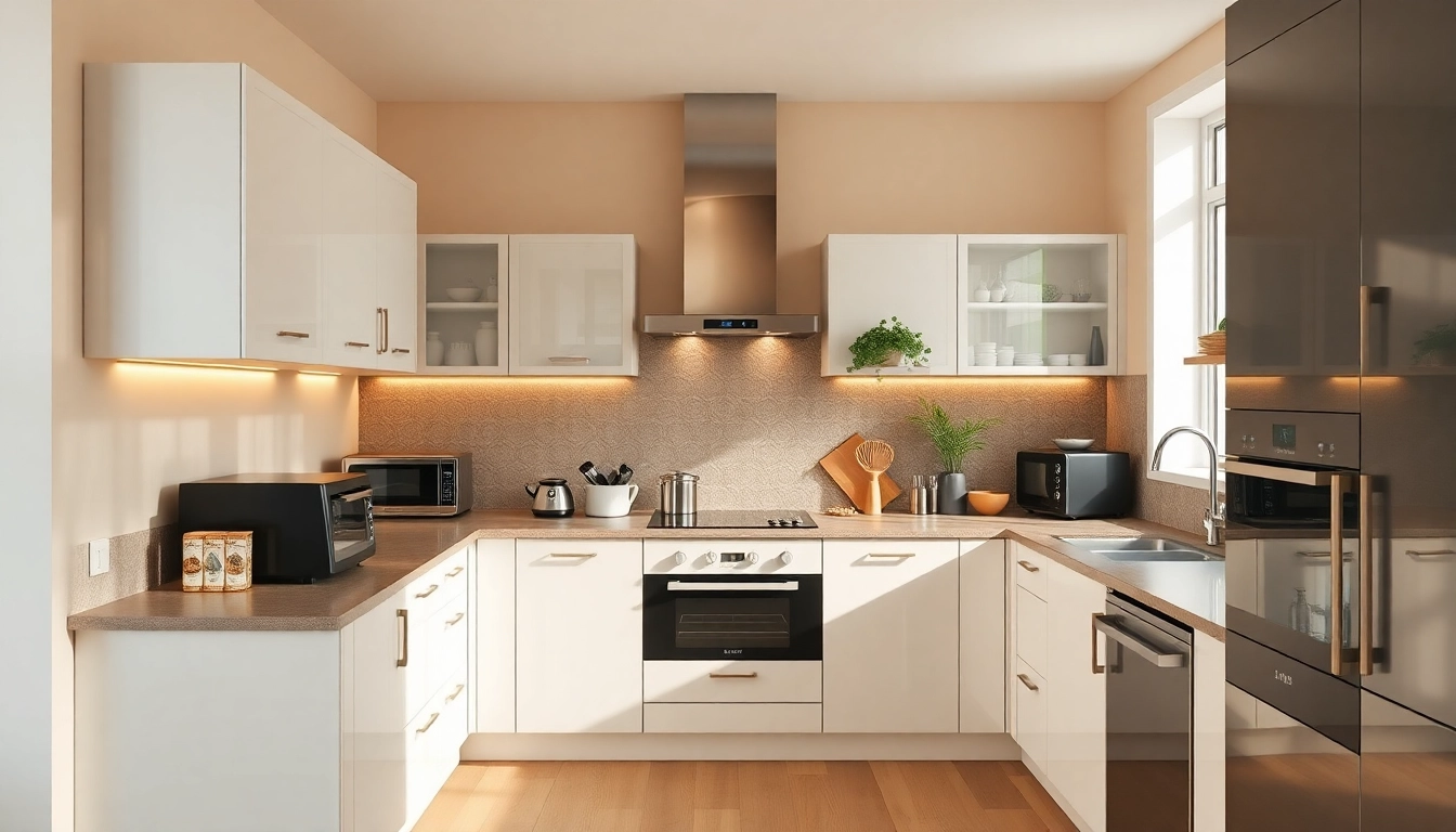 Showcase of бяла техника reflecting modern kitchen elegance with top-quality appliances
