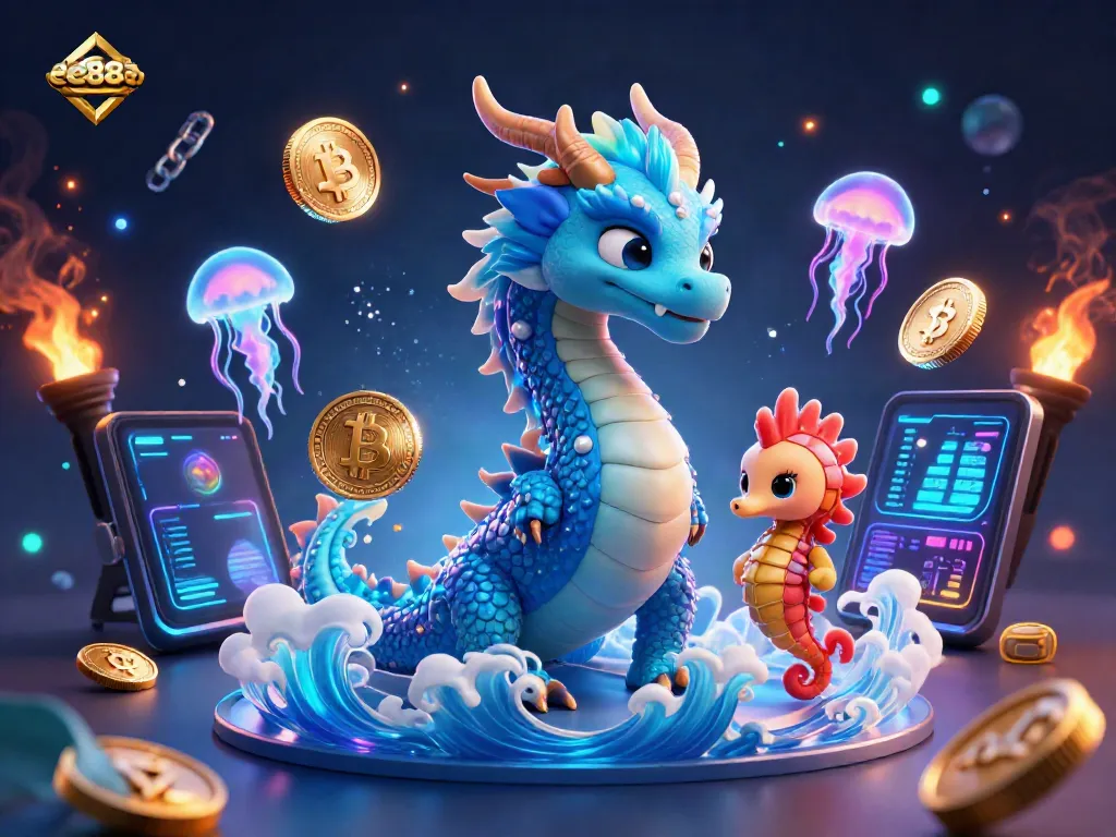 Engage with the fantasy of ee88a through a vibrant casino-themed illustration of oceanic adventure.