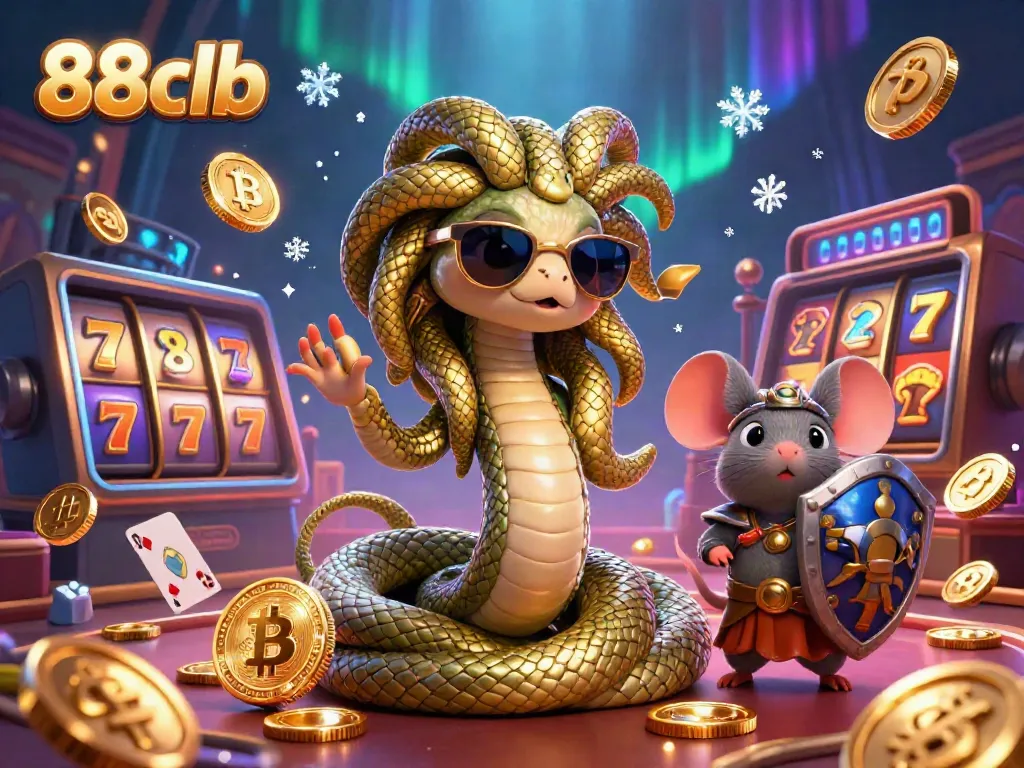 Engage in thrilling wins at 88clb with our vibrant 3D casino illustration showcasing slot games.