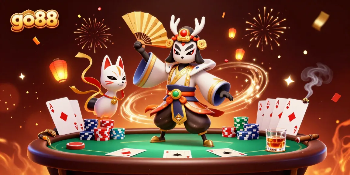 Experience thrilling gaming action at go88 with unique characters and vibrant casino vibes.