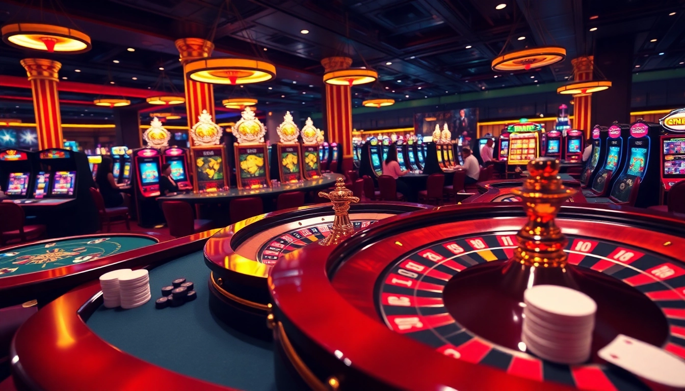 Join the excitement of https://bl555.training/ at a vibrant casino table with poker chips and cards.