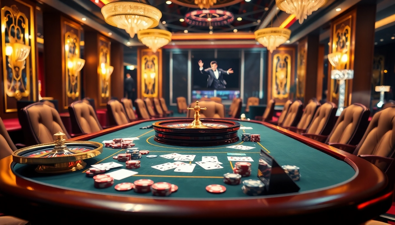 Experience the thrill of 32win trang chu at a vibrant casino gaming table.