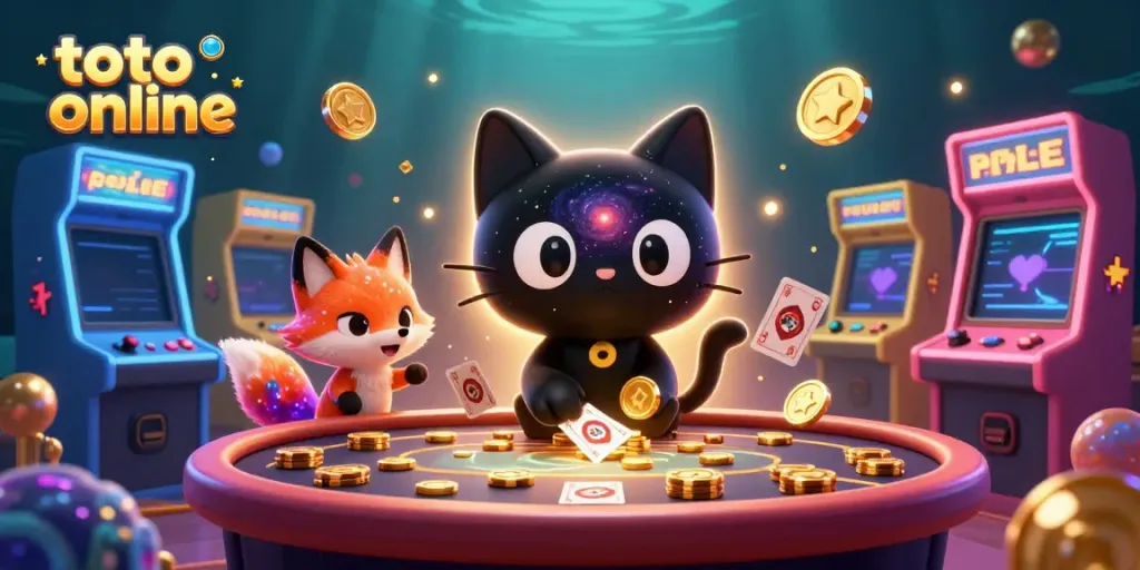Engage with exciting gameplay featuring toto online at a cosmic casino with unique characters and vibrant elements