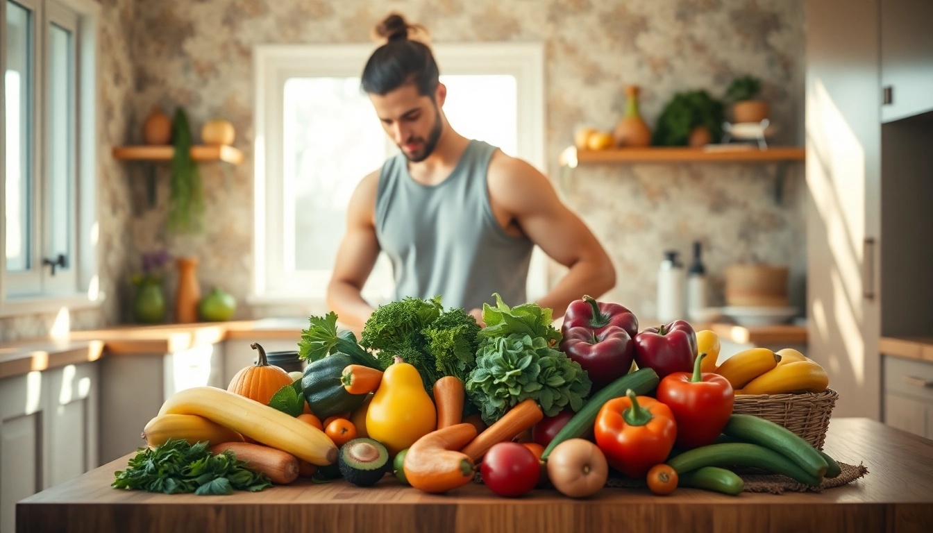 Prepare fresh ingredients for healthy weight loss meals in a bright kitchen.