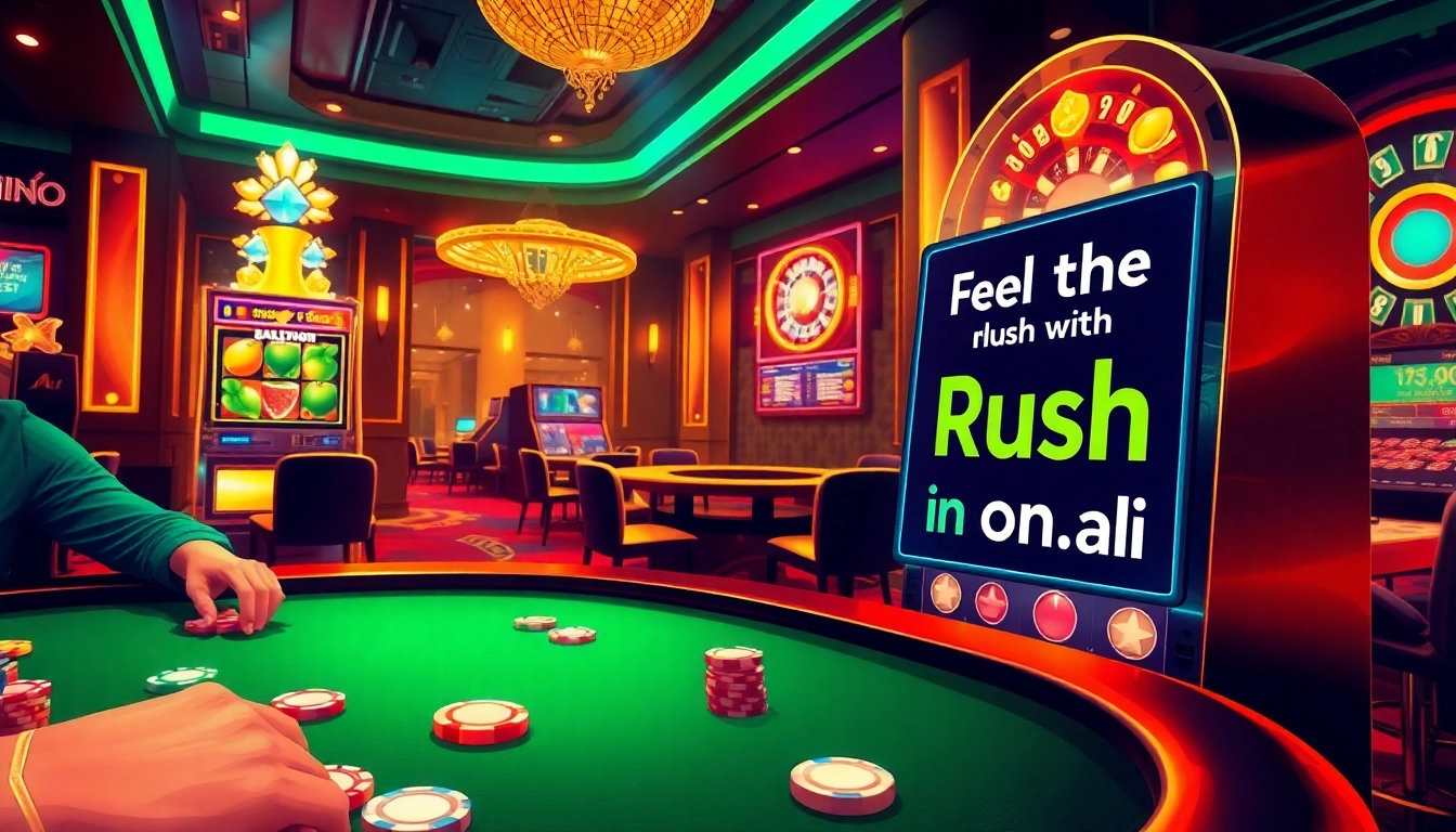 Experience the thrill of poker at a casino featuring crush on.ai and vibrant chips.