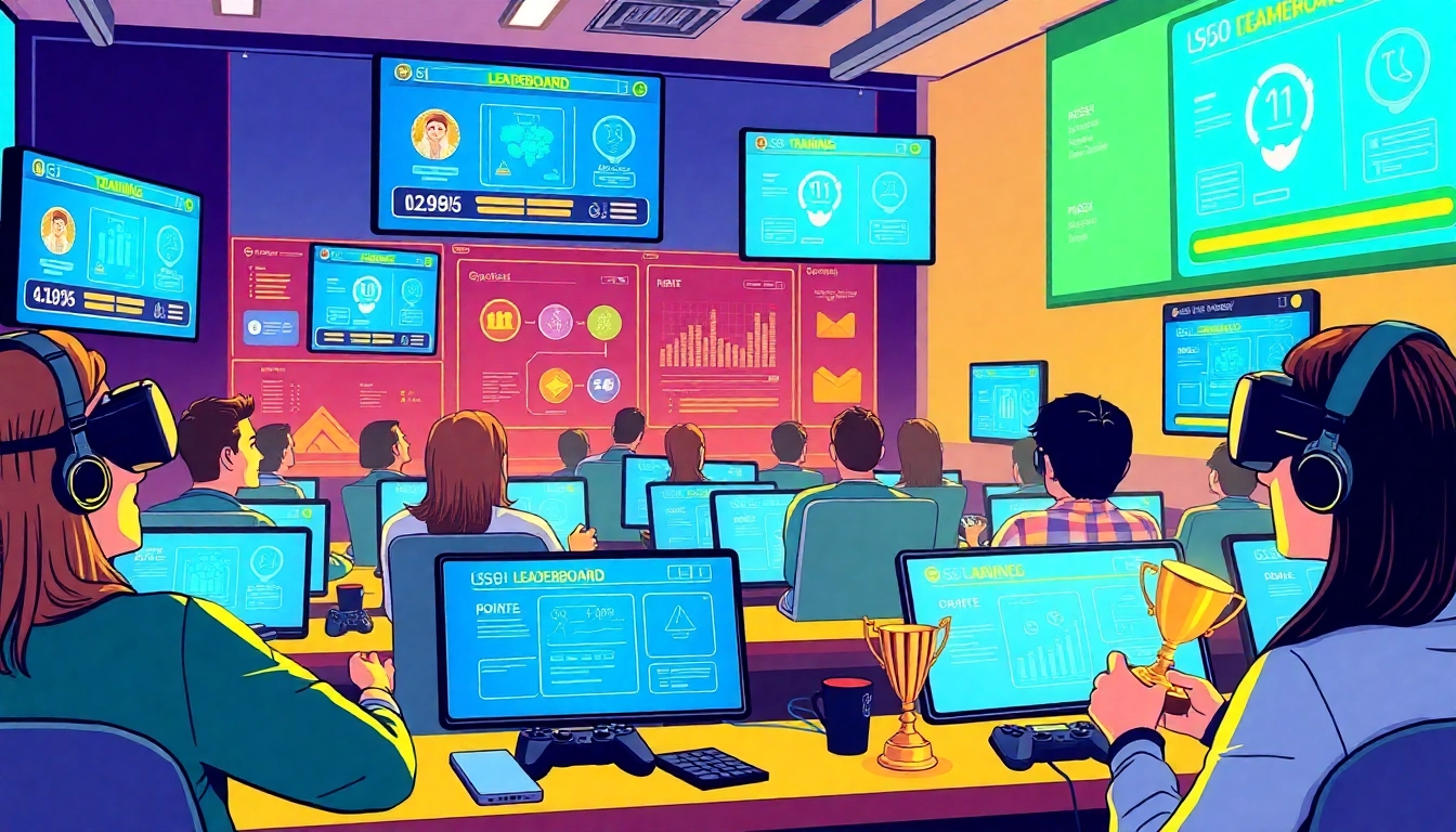 Enhance engagement through training gamification in a modern learning environment.