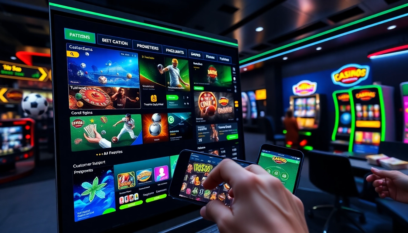 AF88 online betting platform interface showcasing diverse gaming options and vibrant promotions.