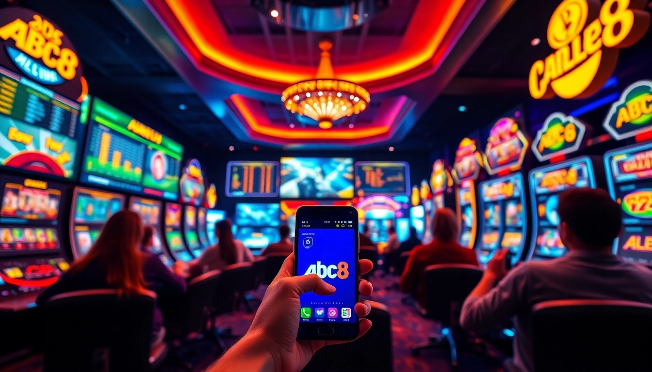 Exciting online gambling experience at ABC8 with diverse games and user-friendly interface.