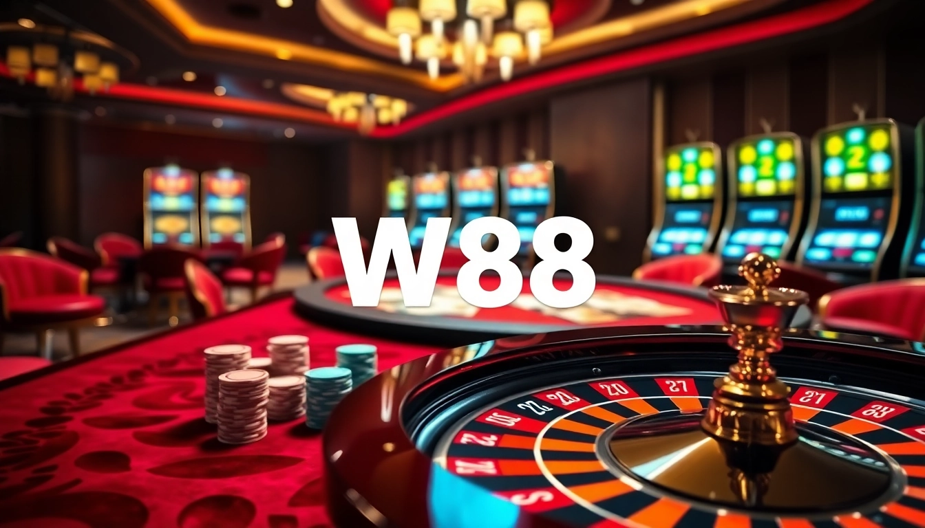 Engage with thrilling games using the W88 link at our luxurious casino scene.