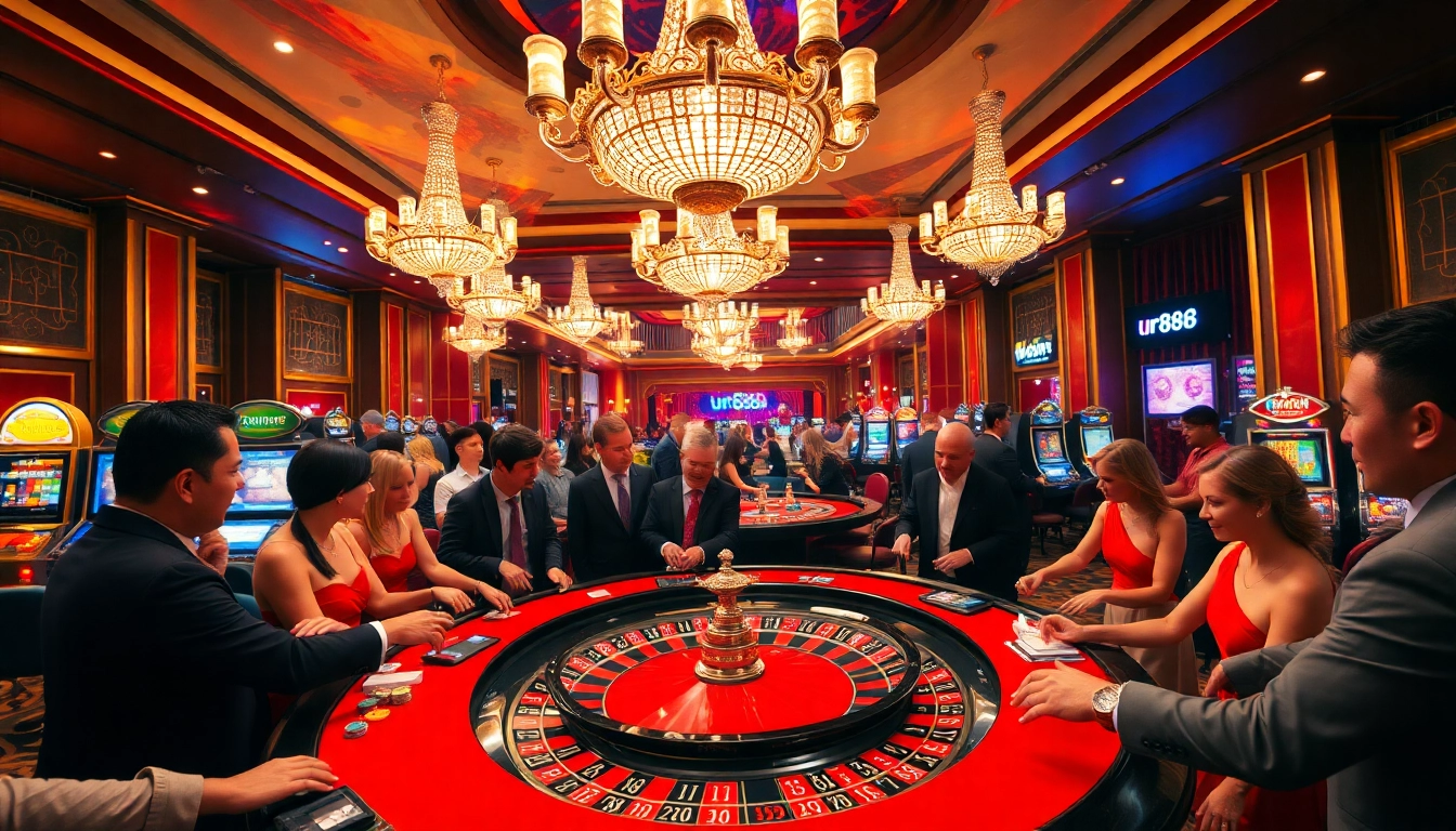 Experience the thrill of gaming at u888 com casino with roulette and vivid poker chips.