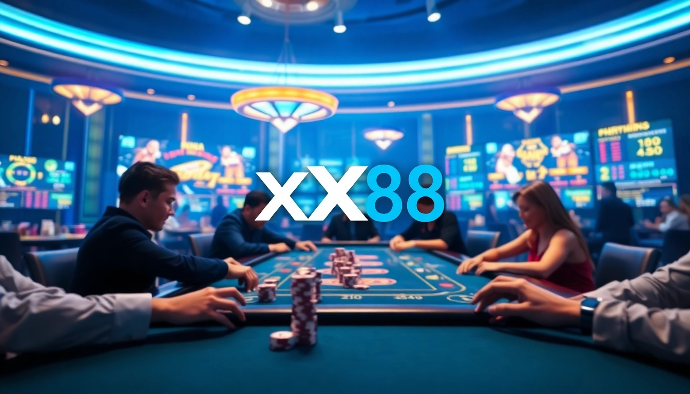 Experience the thrill of gambling at Nhà cái xx88 with dynamic gaming tables and exciting atmosphere.