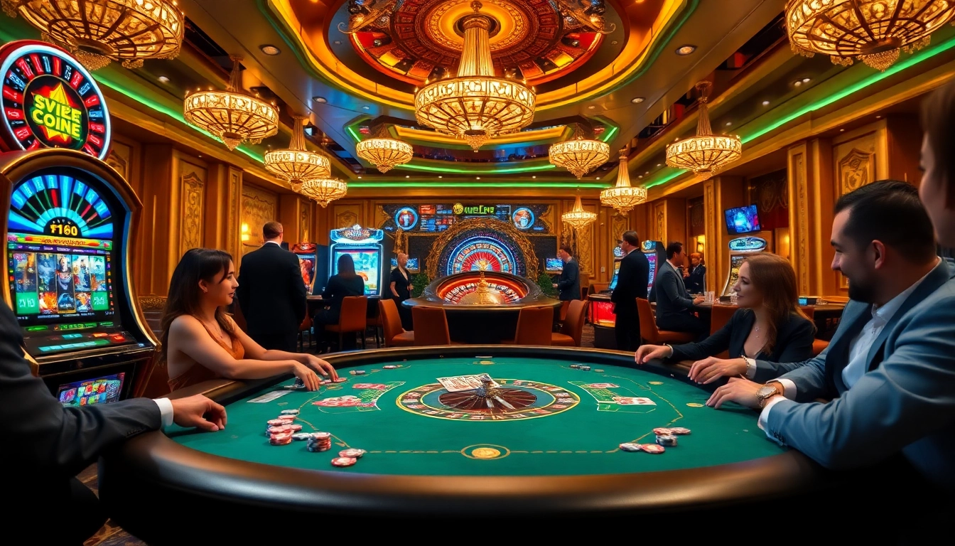 Experience F168's lively casino atmosphere with thrilling poker and roulette games.