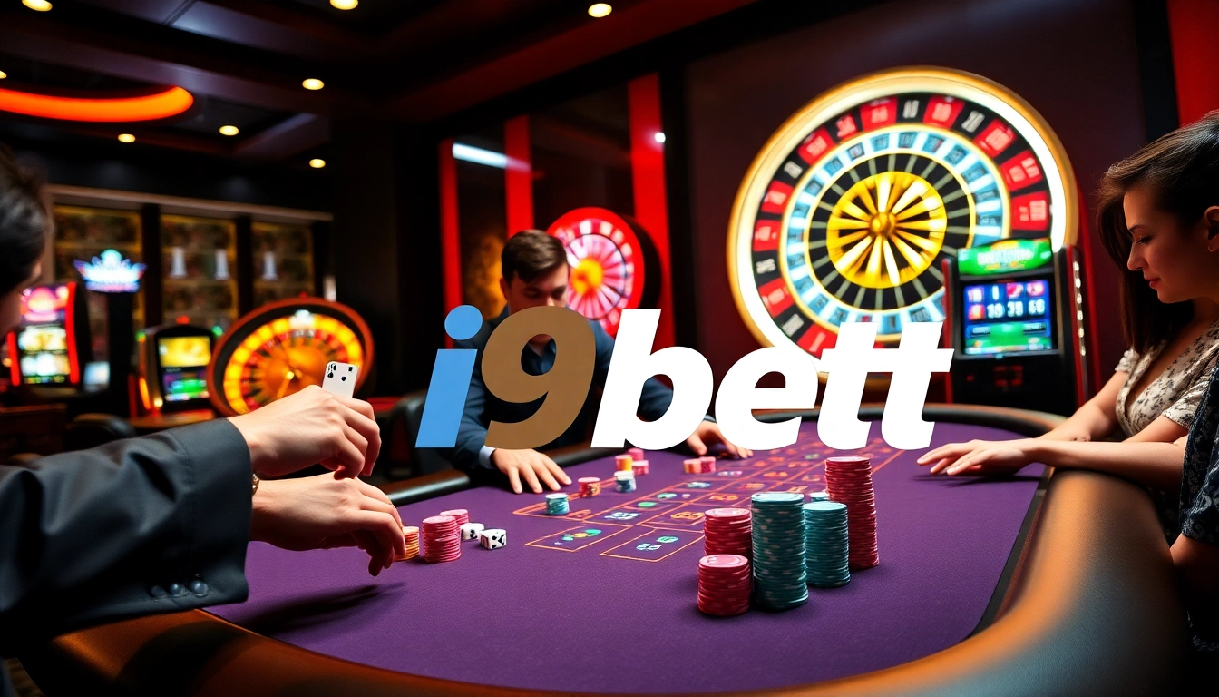 Experience the thrill of winning with i9bet at a vibrant online casino table.