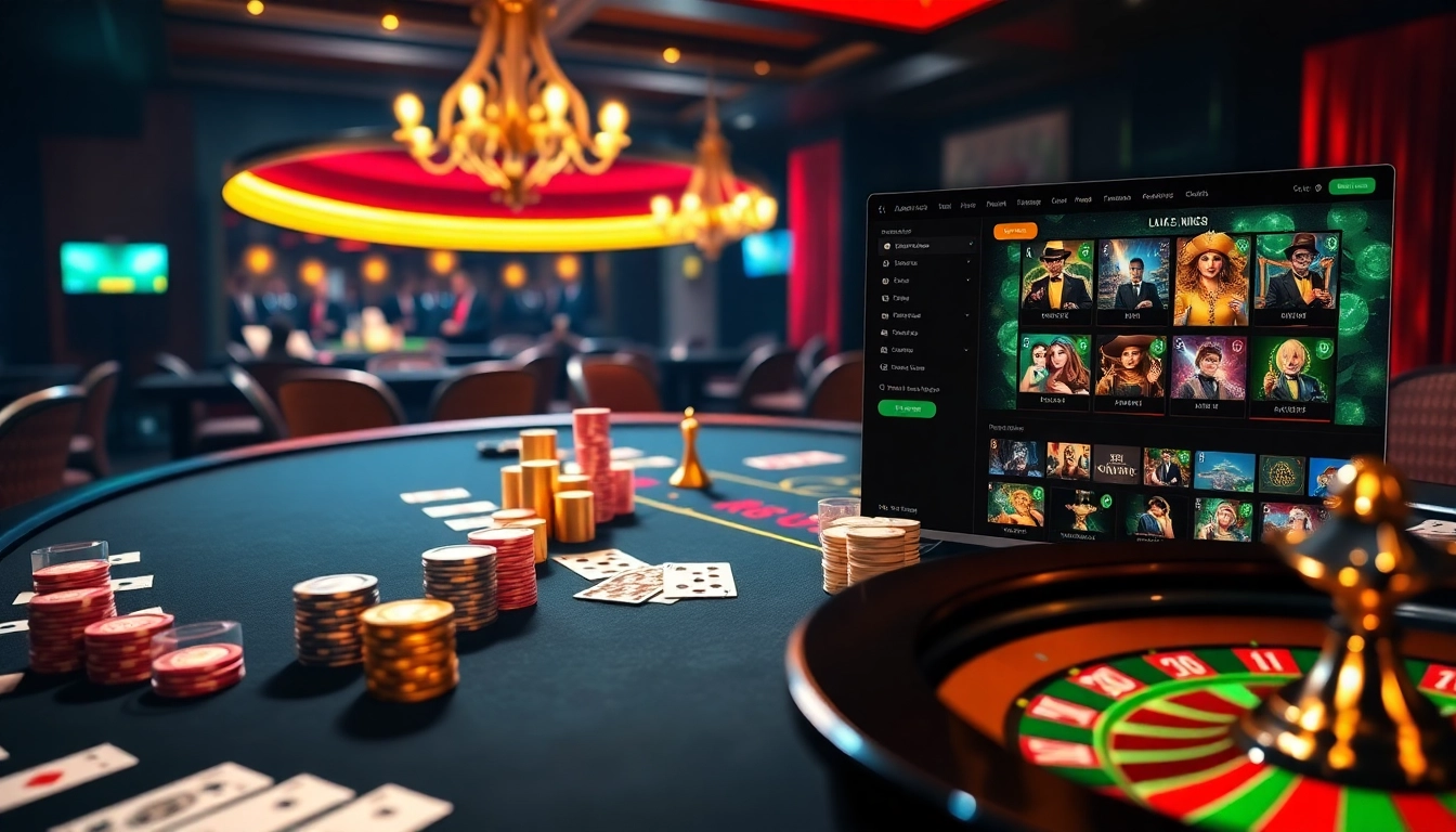 Experience the thrill of RR88 gaming with vibrant poker chips and a stunning casino atmosphere.