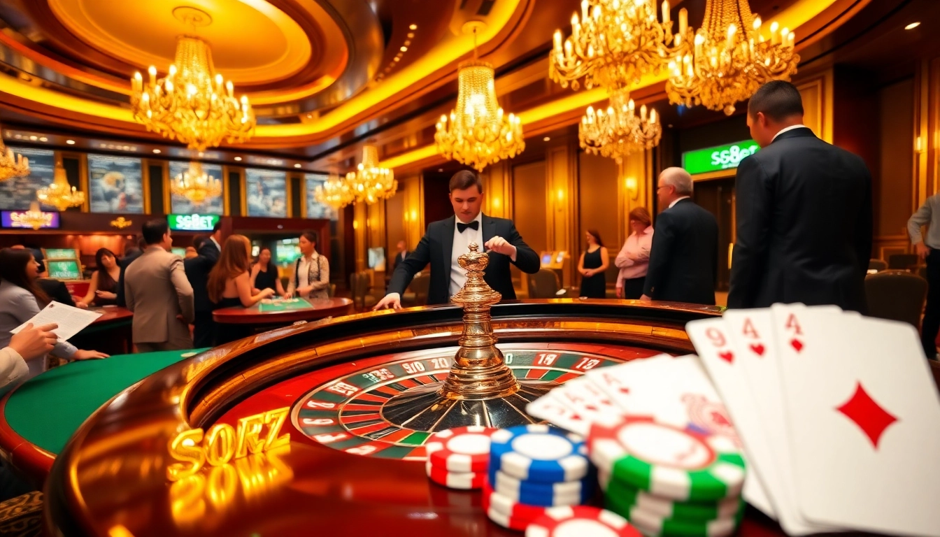 Experience excitement at the s8 bet roulette table in a luxurious casino.