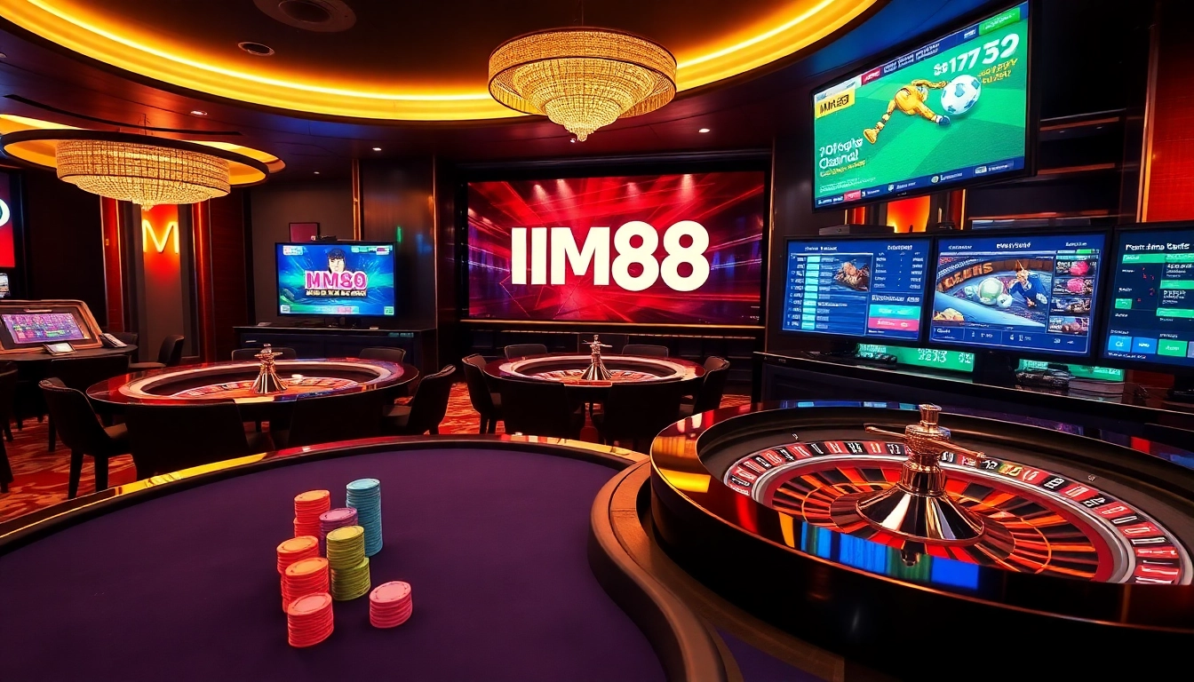 Experience excitement at MM88 HOW with engaging gaming elements, including poker and sports betting.