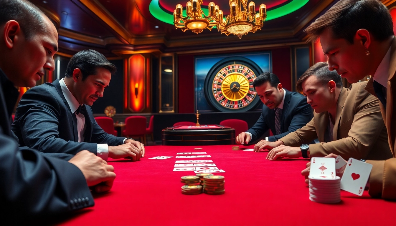 Engage in thrilling poker strategies at https://nhandinhkeonhacai.news/, featuring vibrant casino elements.