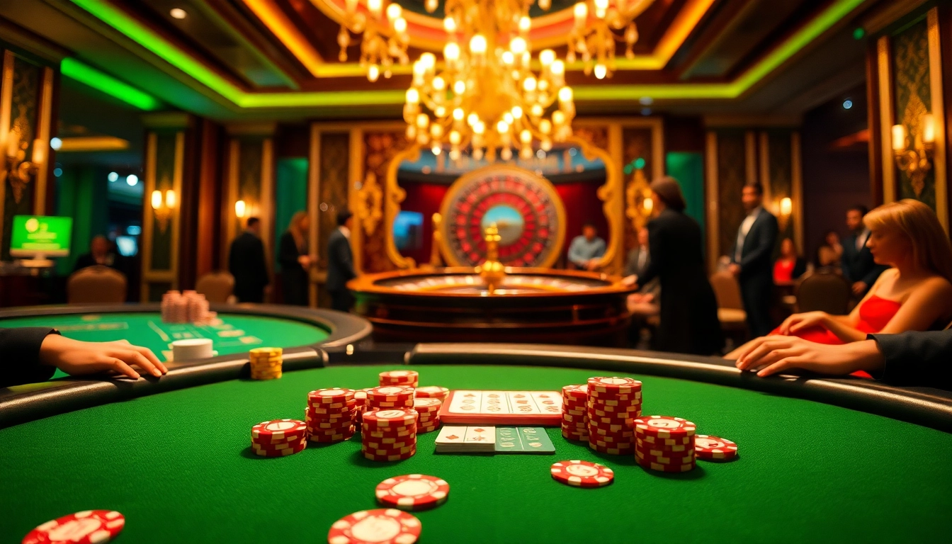 Hello88 offers an engaging poker experience with vibrant chips and an exciting roulette ambiance.