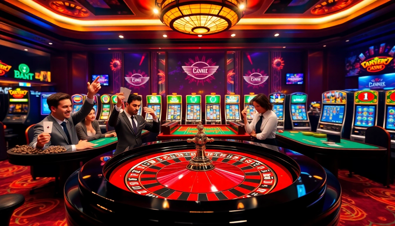 Engage with thrilling games and high payouts at https://tha-bet.pro/, surrounded by a vibrant casino atmosphere.