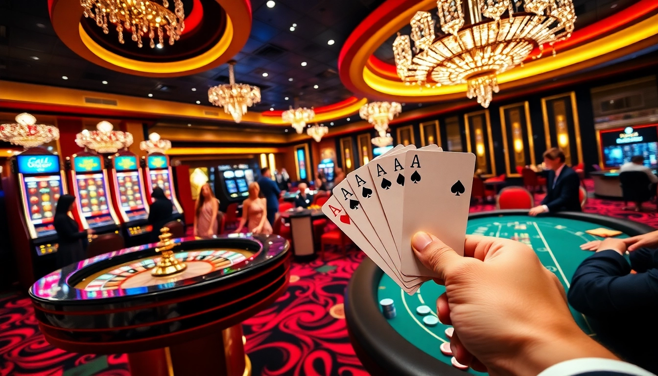 Feeling the thrill of winning at God345's luxurious casino tables with vibrant games and excitement.