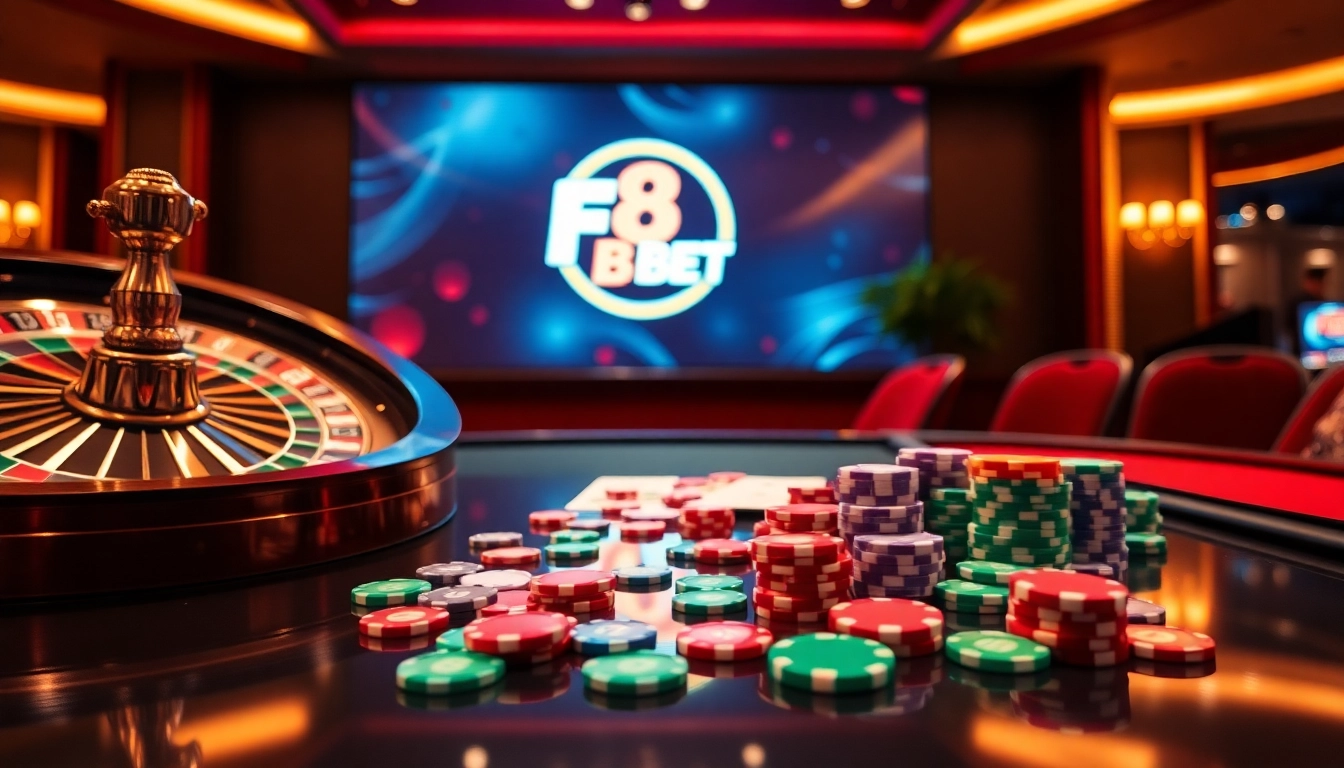 Experience online gambling excitement with F8BET's vibrant casino features and professional atmosphere.
