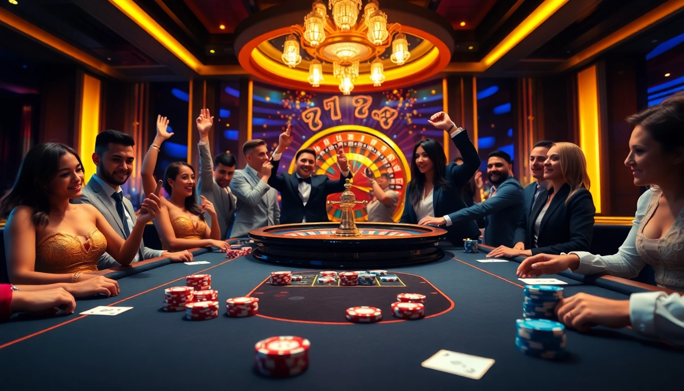 Experience thrilling gameplay with diverse options available at https://789win.apartments/ as players interact around a vibrant casino table.