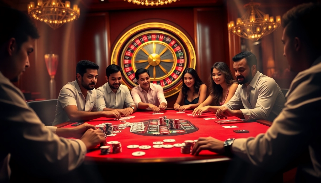 Experience thrilling gameplay at i9bet casino with vibrant poker action and roulette excitement.