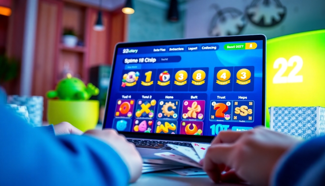 Exciting gaming interface of 92lottery with vibrant graphics and interactive elements.