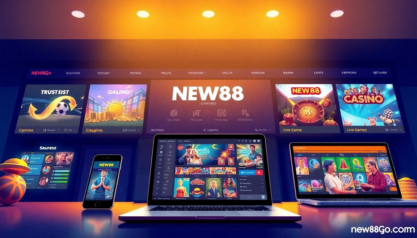 Explore diverse gaming options on new88go.com with a modern online betting platform featuring sports, live casino, and slots.