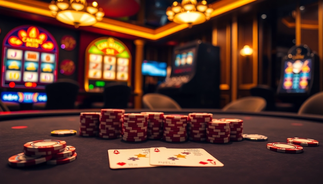 Experience winning moments at OKKING's vibrant casino tables filled with action.