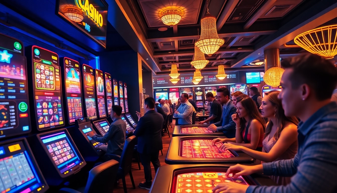 Experience the excitement of Go8 with a dynamic online casino scene showcasing diverse gaming options.