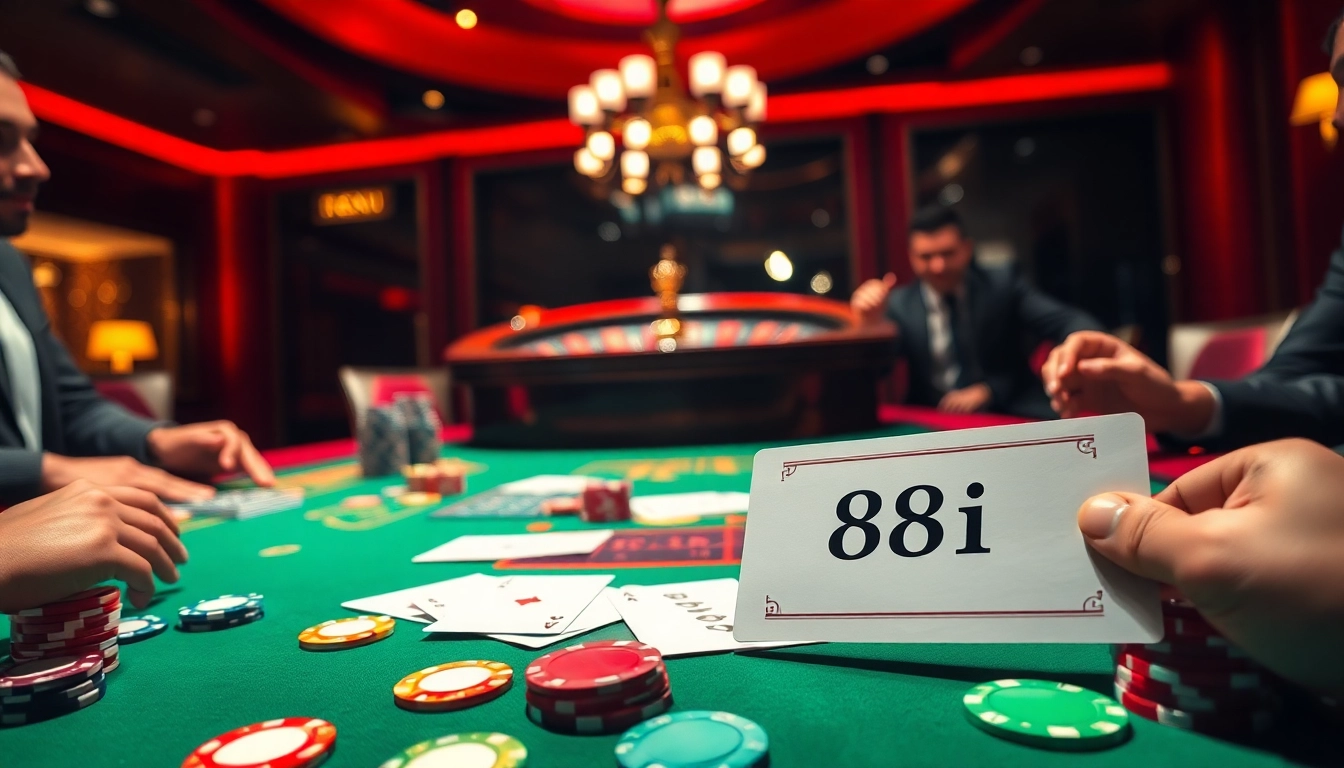 Experience the thrill of winning at 88i with vibrant casino action and luxurious gaming tables.