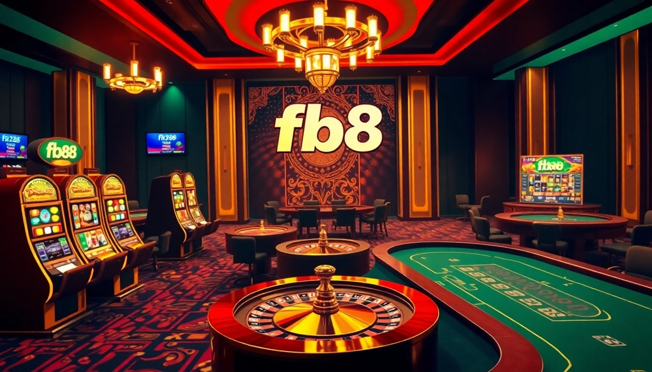 Experience excitement at fb88 with vibrant casino tables and interactive gaming.