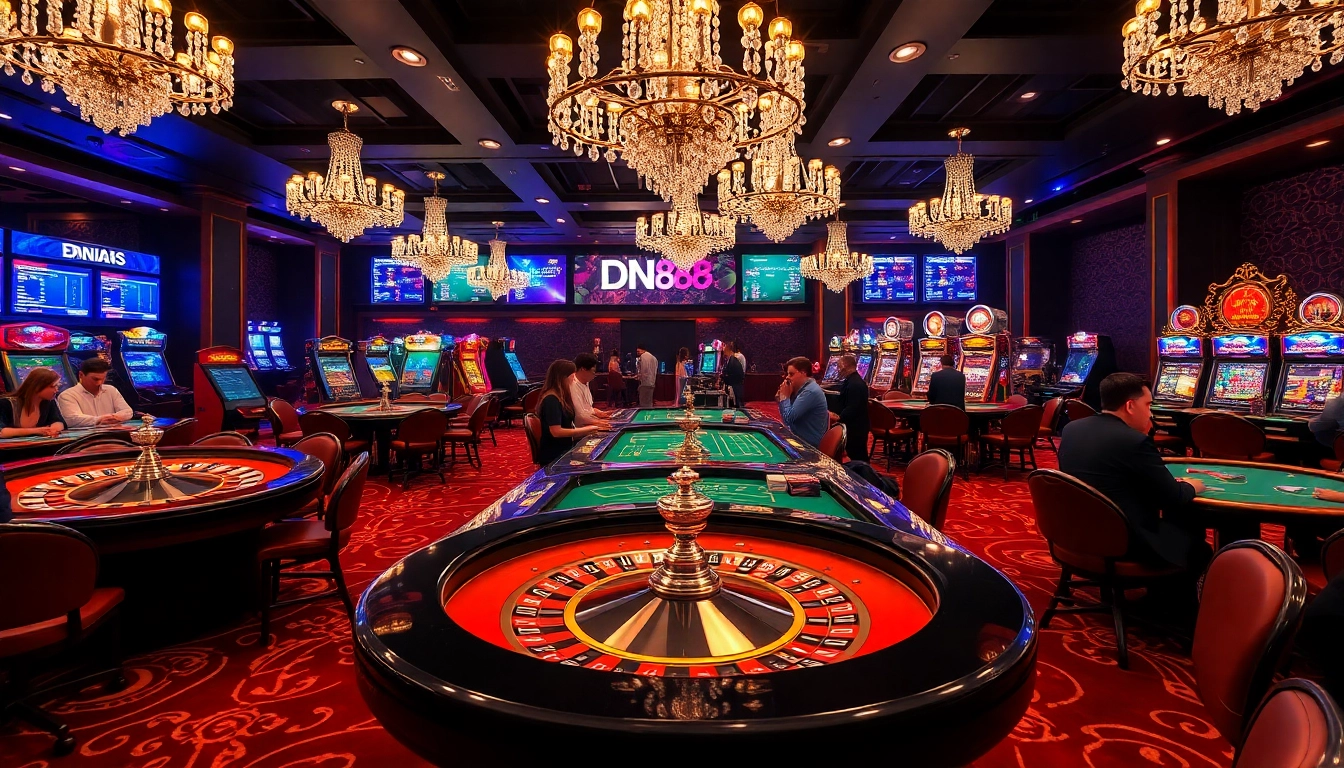 Experience excitement at dn88 with vibrant casino tables and engaging gameplay.