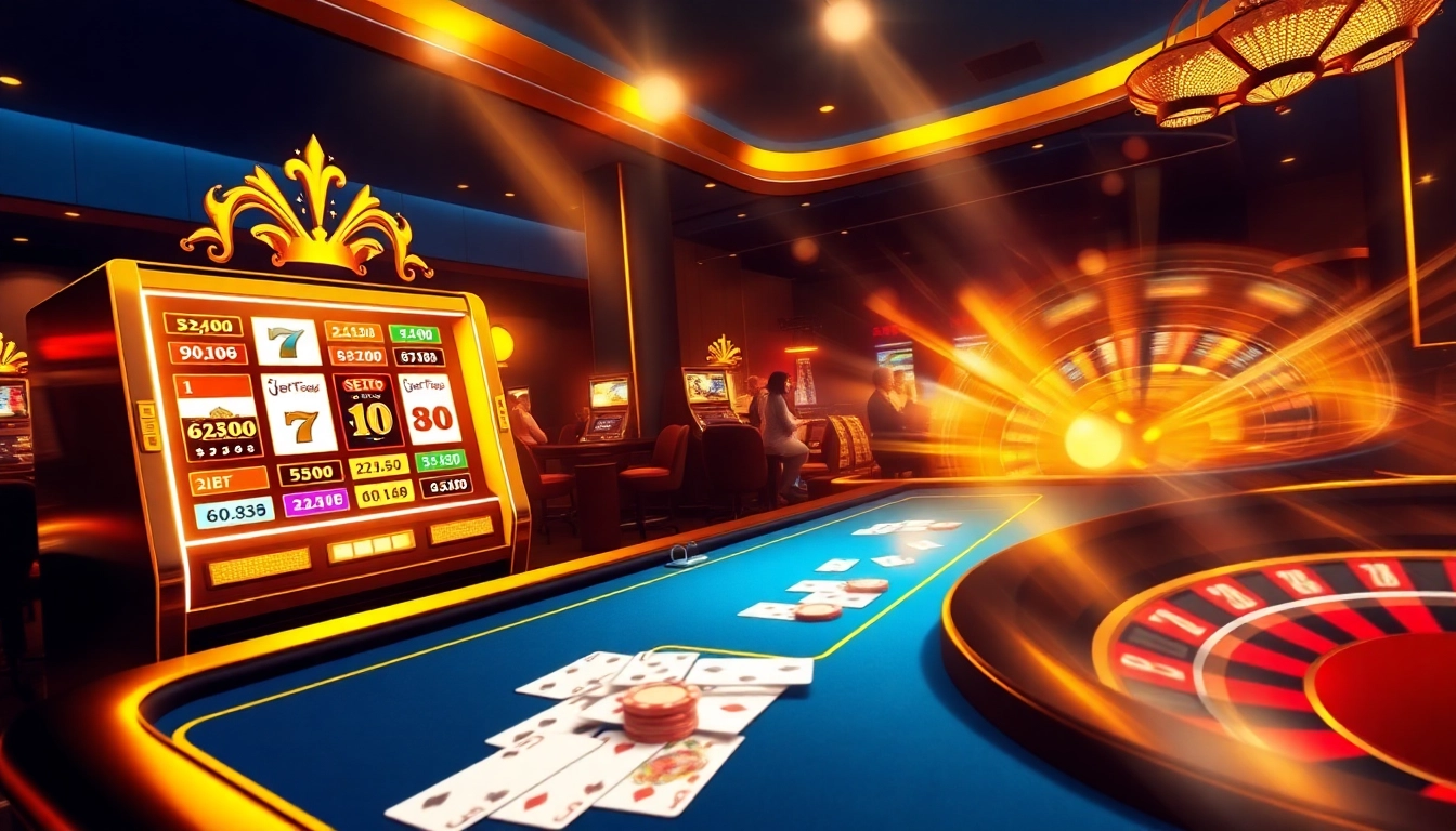 Excited players enjoy games at topclub's vibrant online casino, featuring poker, slots, and roulette.