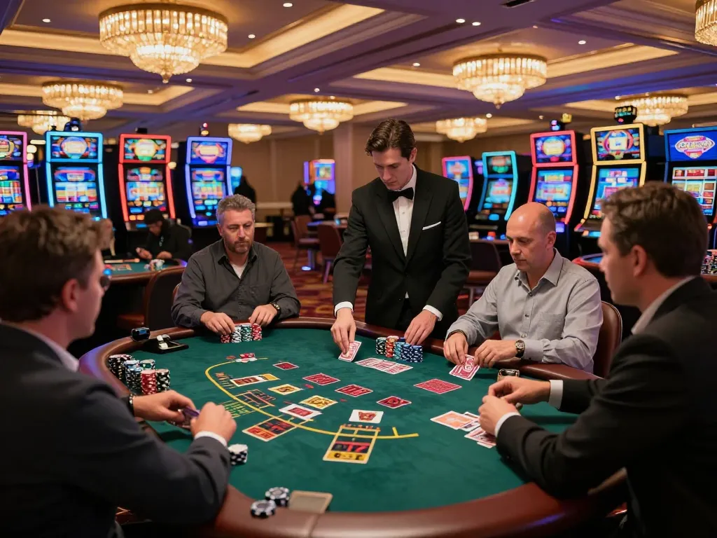 Experience strategic blackjack gameplay at uu88 with players focused on winning hands.